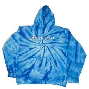 Von Zipper Blue Tie Dye Hoodie